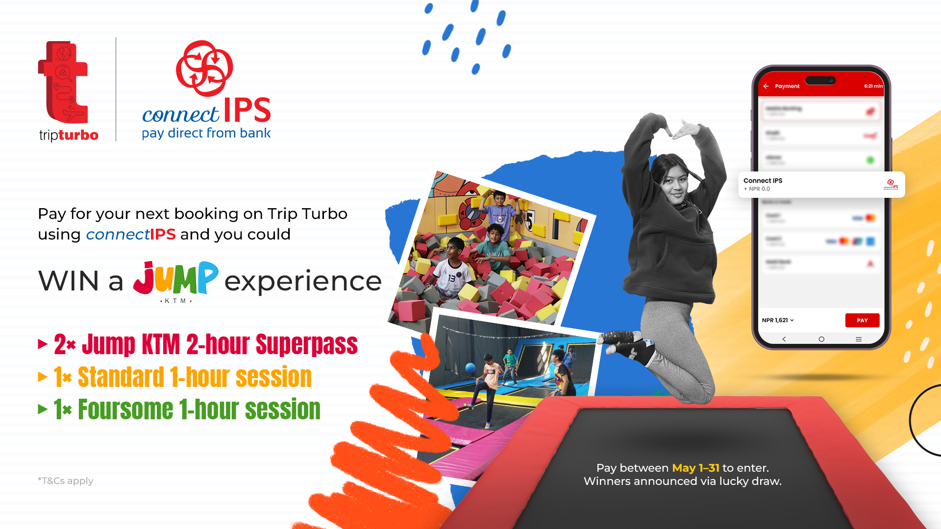 Jump into Adventure with connectIPS: Win Free Jump KTM Packages