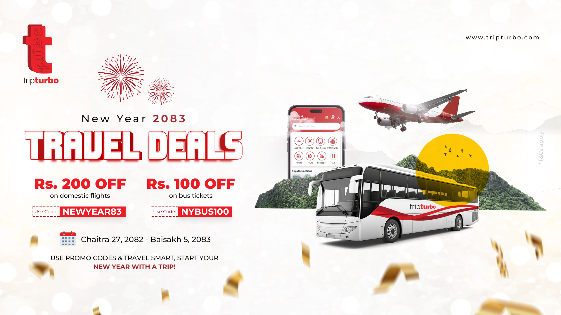 New Year 2083 Travel Deals Are Live!